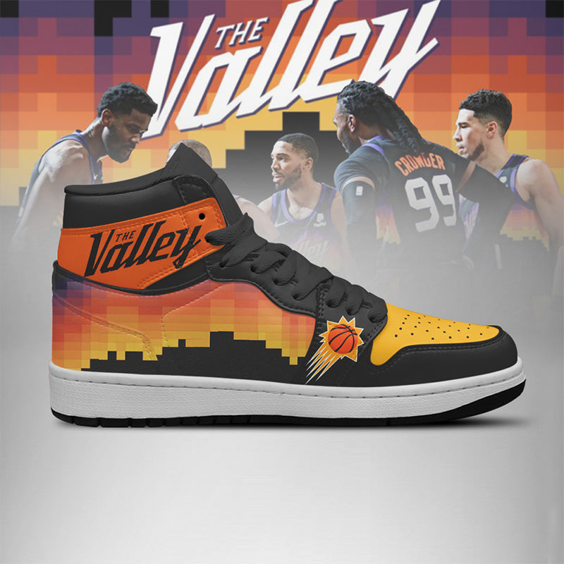 LIMITED EDITION - NEW CUSTOMIZED NBA21 PH SUNS AIR JORDAN SNEAKERS