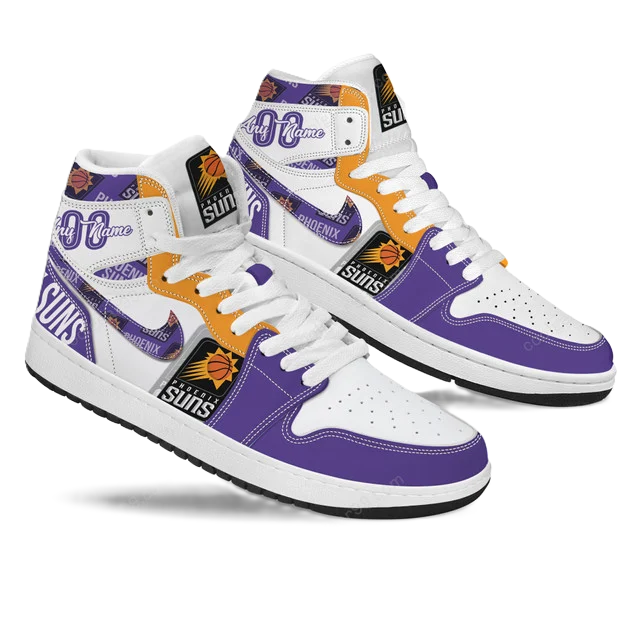 LIMITED EDITION - NEW CUSTOMIZED NBA21 PH SUNS AIR JORDAN SNEAKERS