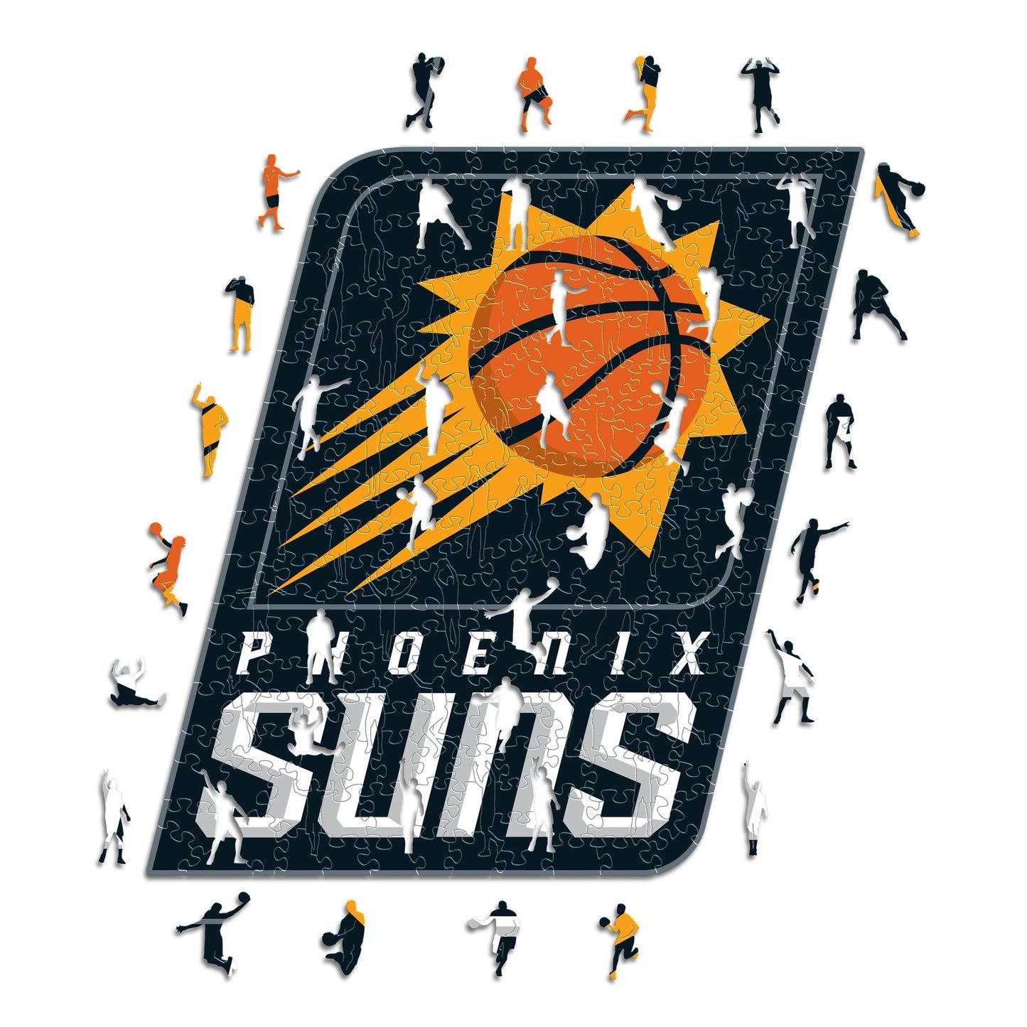 LIMITED EDITION - NEW CUSTOMIZED NBA21 PS PHOENIX SUNS WOODEN PUZZLE