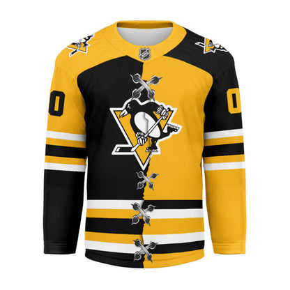 LIMITED EDITION - NEW CUSTOMIZED NHL26 PB PENGUINS UNISEX HOCKEY JERSEY