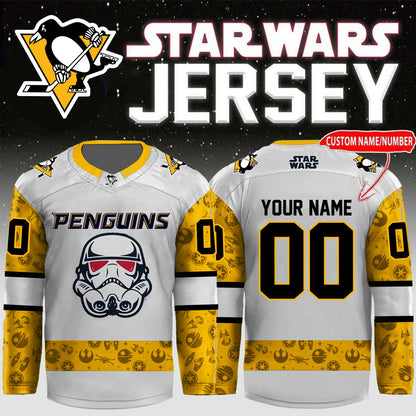 LIMITED EDITION - NEW CUSTOMIZED NHL26 PB PENGUINS UNISEX HOCKEY JERSEY
