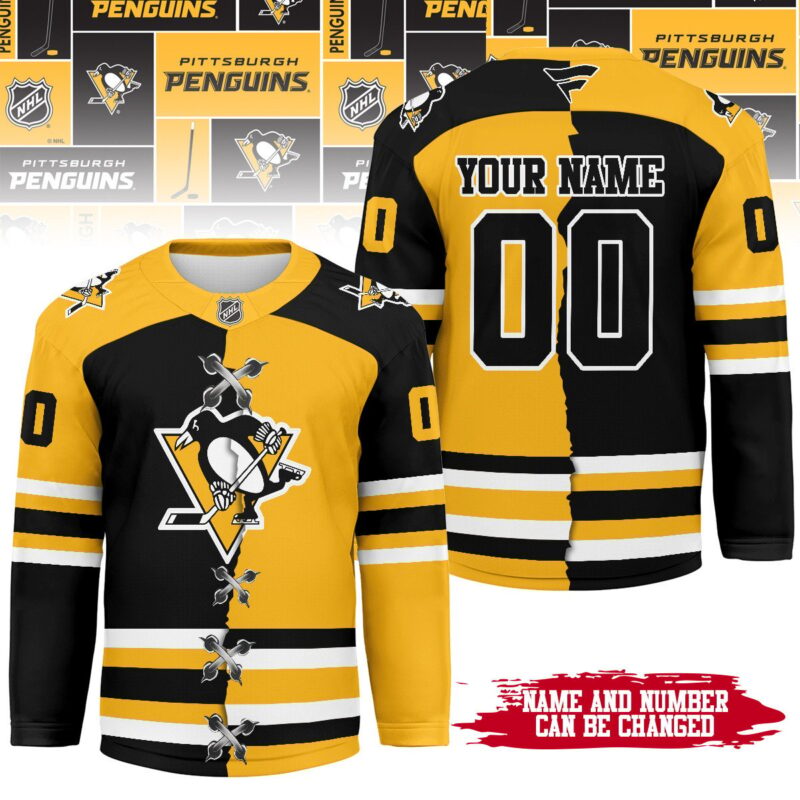 LIMITED EDITION - NEW CUSTOMIZED NHL26 PB PENGUINS UNISEX HOCKEY JERSEY