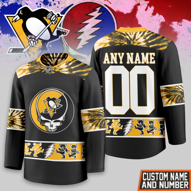LIMITED EDITION - NEW CUSTOMIZED NHL26 PB PENGUINS UNISEX HOCKEY JERSEY
