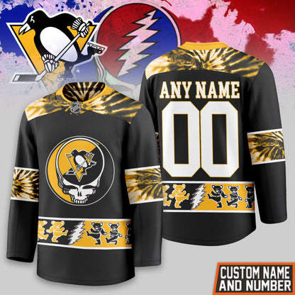 LIMITED EDITION - NEW CUSTOMIZED NHL26 PB PENGUINS UNISEX HOCKEY JERSEY