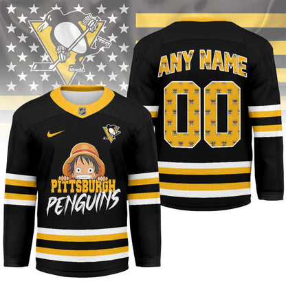 LIMITED EDITION - NEW CUSTOMIZED NHL26 PB PENGUINS UNISEX HOCKEY JERSEY
