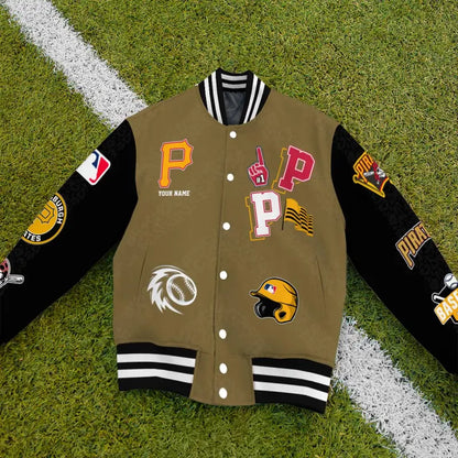 LIMITED EDITION - NEW CUSTOMIZED MLB29 PHP PITTSBURGH PIRATES UNISEX T-SHIRT, POLO, HOODIE & JACKETS