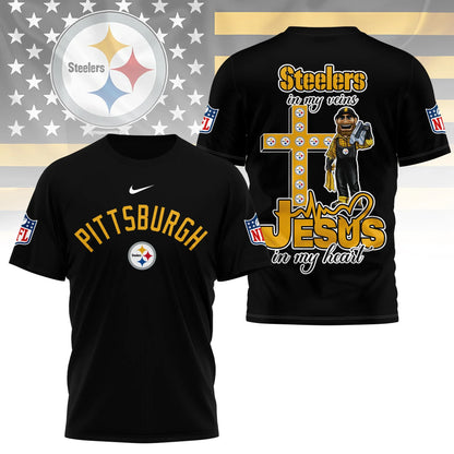 LIMITED EDITION - NEW CUSTOMIZED NFL14 PSB PITTSBURGH STEELERS T-SHIRT | MULTIPLE COLORS AVAILABLE
