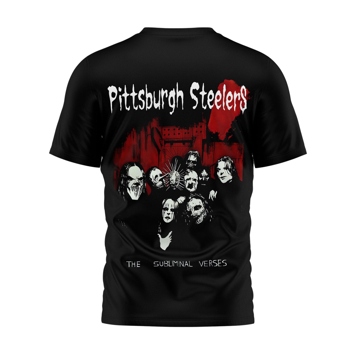 LIMITED EDITION - NEW CUSTOMIZED NFL14 PSB PITTSBURGH STEELERS SLIPKNOT 3D SHIRT