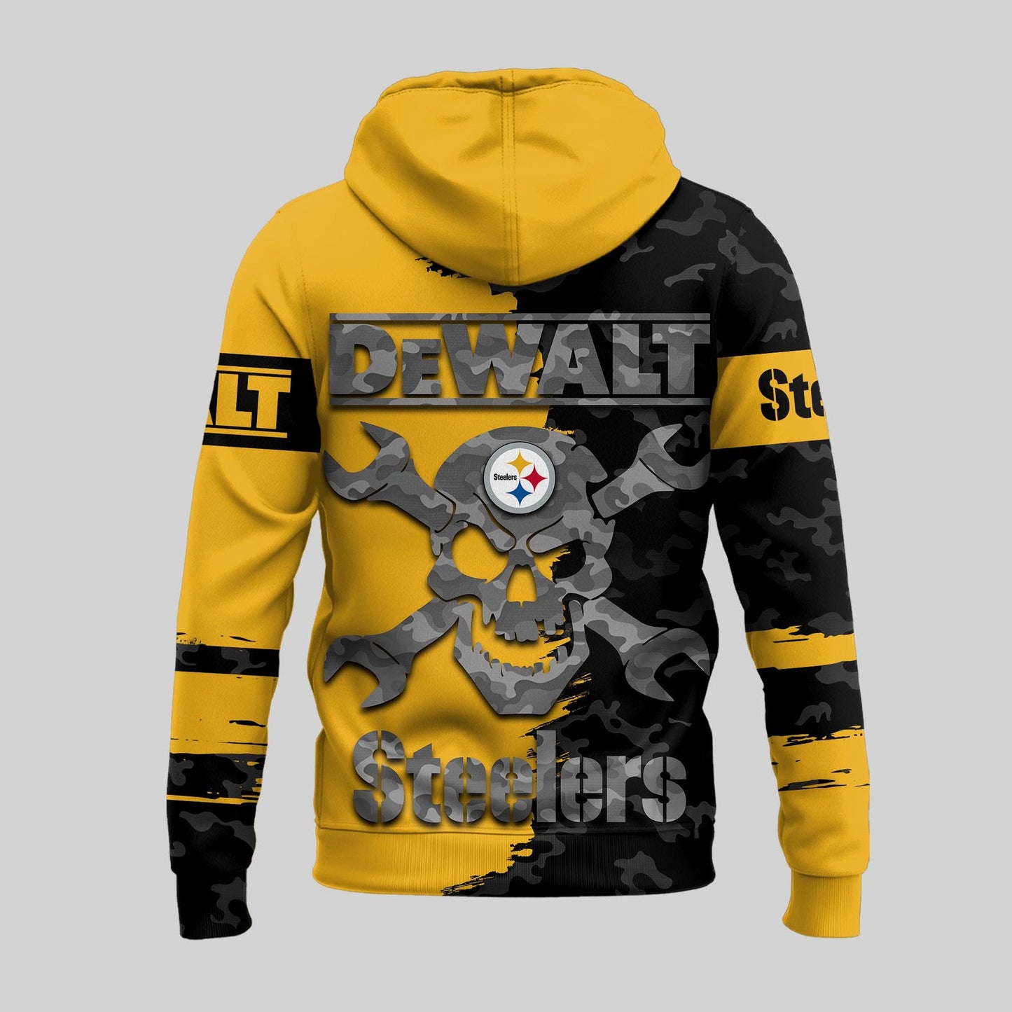 LIMITED EDITION - NEW CUSTOMIZED NFL14 PSB PITTSBURGH STEELERS DEWALT UNISEX T-SHIRT, POLO, HOODIE & JACKETS