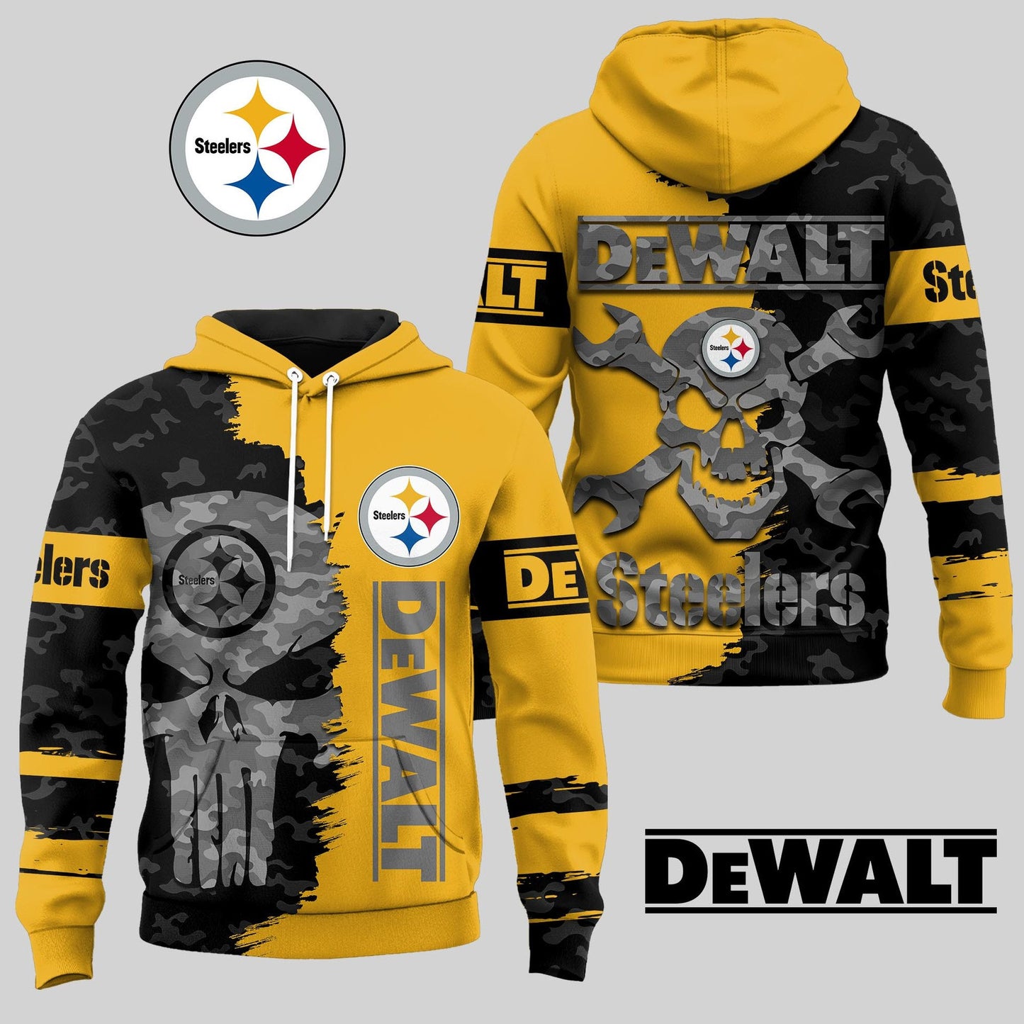 LIMITED EDITION - NEW CUSTOMIZED NFL26 CCB CHICAGO BEARS DEWALT UNISEX T-SHIRT, POLO, HOODIE & JACKETS