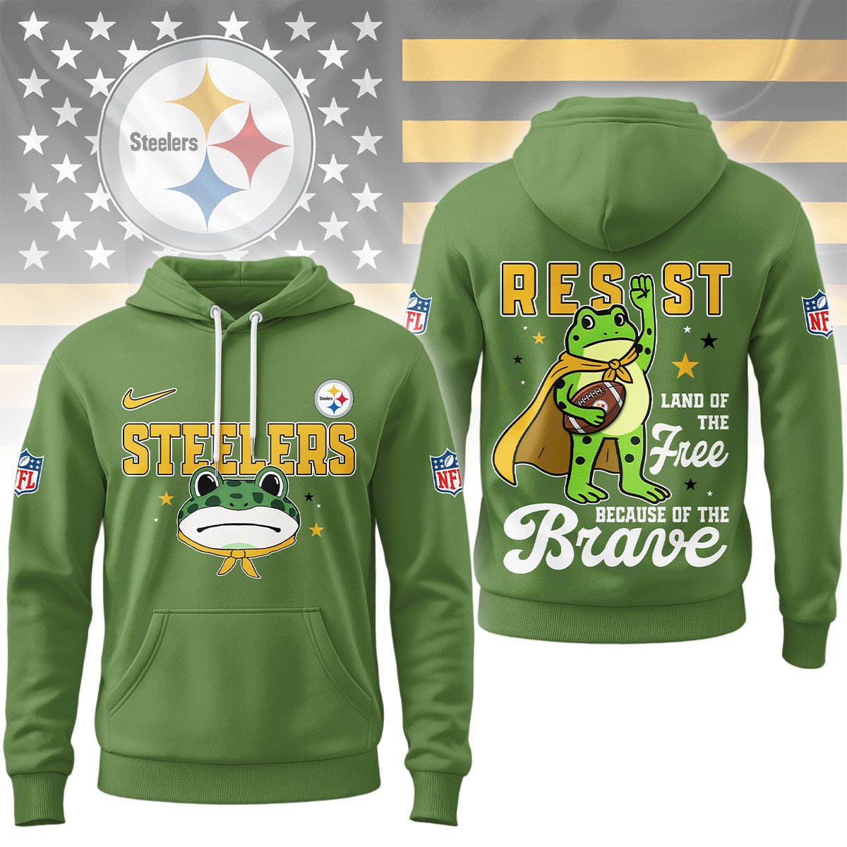 LIMITED EDITION - NEW CUSTOMIZED NFL14 PSB PITTSBURGH STEELERS HOME MIX AWAY T-SHIRT, POLO, HOODIE & JACKETS