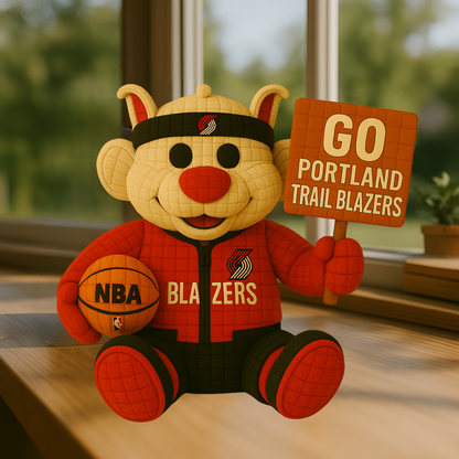 Limited Edition - NBA 22 PTB Portland Trail Blazers Handmade Crochet