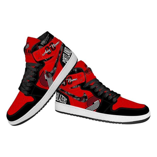 LIMITED EDITION - NEW CUSTOMIZED NBA22 PT BLAZERS AIR JORDAN SNEAKERS