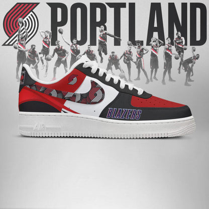 LIMITED EDITION - NEW CUSTOMIZED NBA22 PT BLAZERS AF1 SHOES