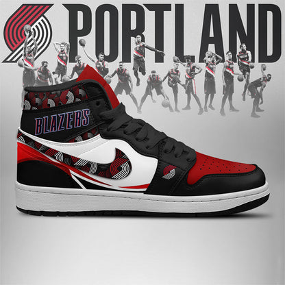 LIMITED EDITION - NEW CUSTOMIZED NBA22 PT BLAZERS AIR JORDAN SNEAKERS