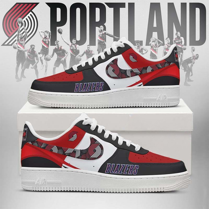 LIMITED EDITION - NEW CUSTOMIZED NBA22 PT BLAZERS AF1 SHOES