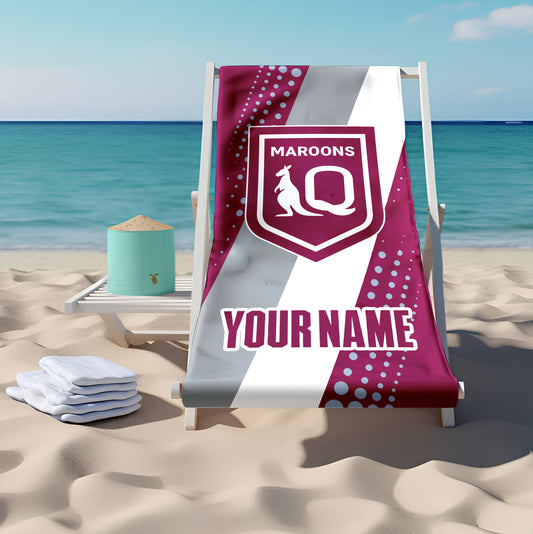 LIMITED EDITION - NEW 18 QSM PERSONALIZED BEACH TOWEL GIFT FOR FANS