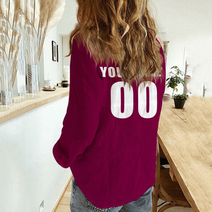 LIMITED EDITION - NEW 18 QSM CUSTOMIZED WOMEN CASUAL SHIRT FOR FAN