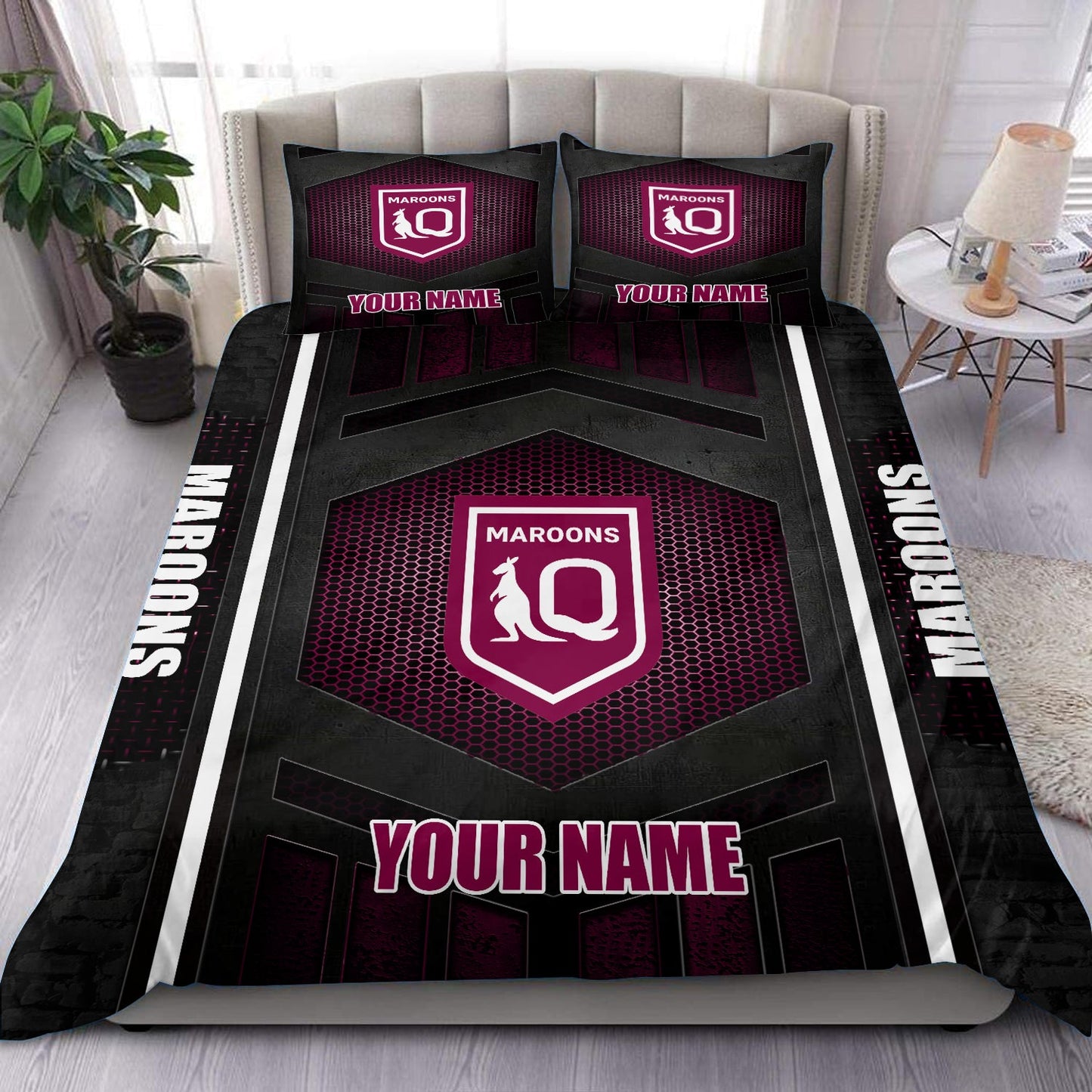 LIMITED EDITION - NEW 18 QSM CUSTOMIZED BEDDING SET