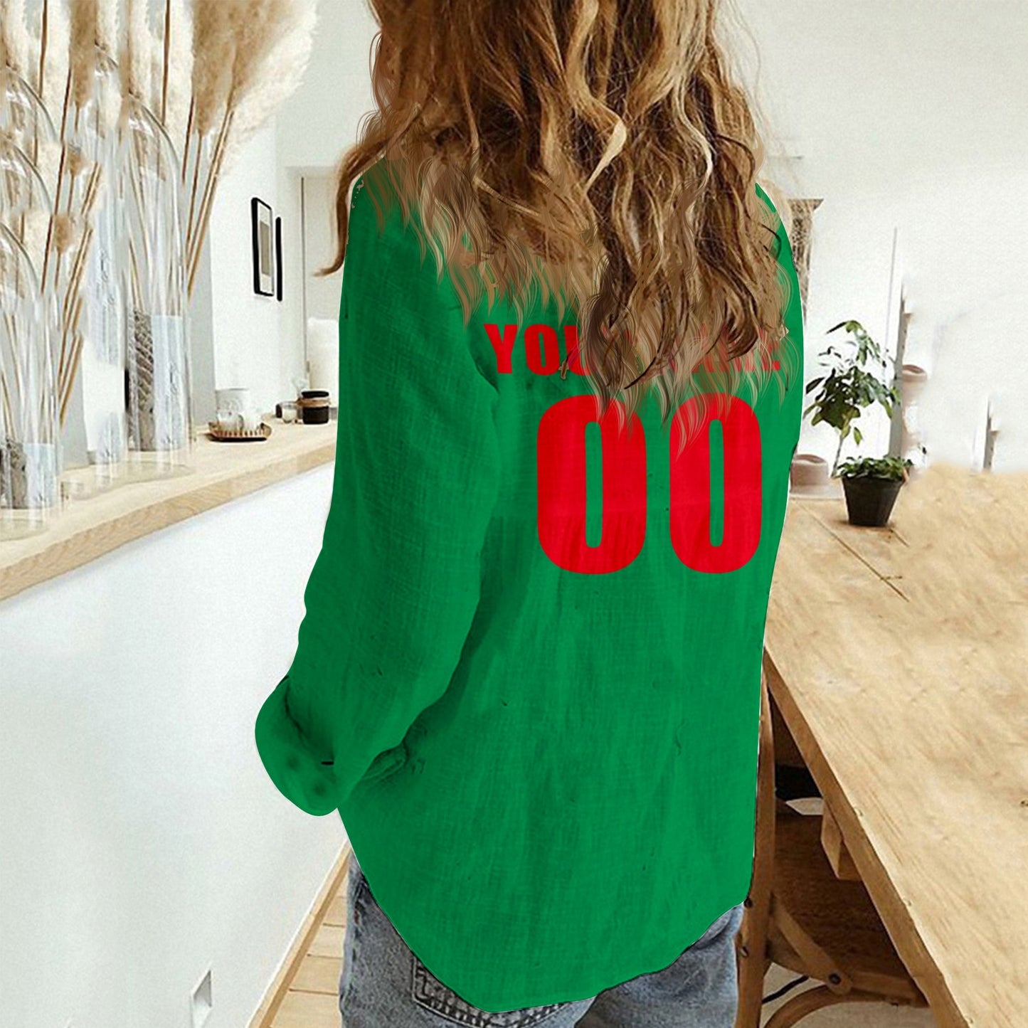 LIMITED EDITION - NEW 07 SSR CUSTOMIZED WOMEN CASUAL SHIRT FOR FAN