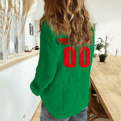 LIMITED EDITION - NEW 07 SSR CUSTOMIZED WOMEN CASUAL SHIRT FOR FAN