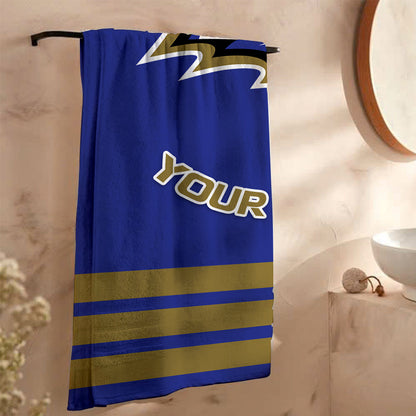 LIMITED EDITION - NEW CUSTOMIZED NFL28 BTR BALTIMORE RAVENS BEACH & BATH TOWEL