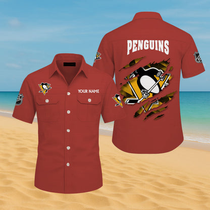 LIMITED EDITION - NEW CUSTOMIZED NHL26 PBP PITTSBURGH PENGUINS CARGO SHIRT