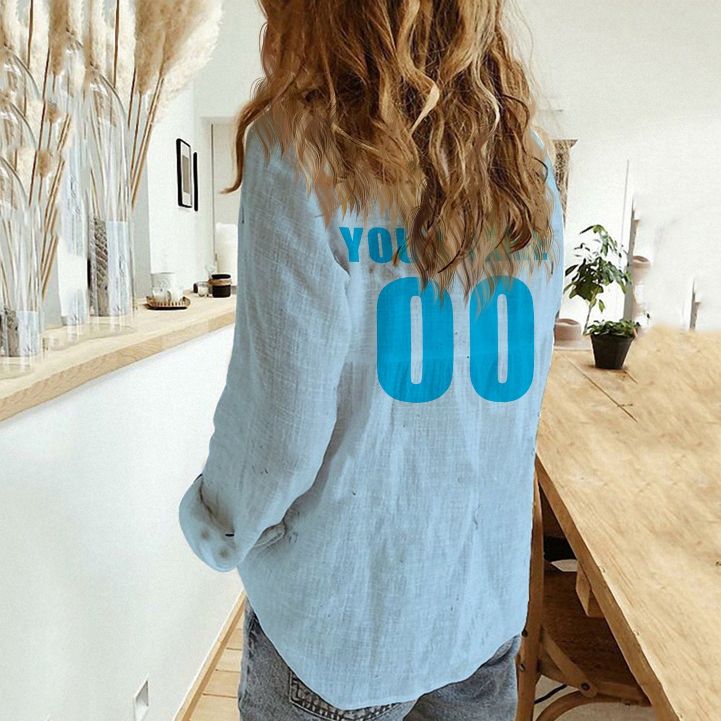 LIMITED EDITION - NEW 08 CNS CUSTOMIZED WOMEN CASUAL SHIRT FOR FAN