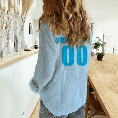LIMITED EDITION - NEW 08 CNS CUSTOMIZED WOMEN CASUAL SHIRT FOR FAN