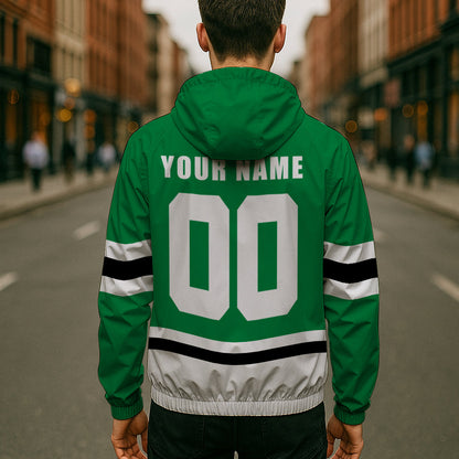 LIMITED EDITION - NEW CUSTOMIZED NHL15 DLS DALLAS STARS WINDBREAKER JACKET