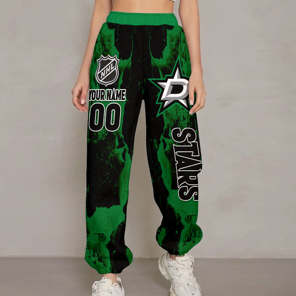 LIMITED EDITION - NEW CUSTOMIZED NHL15 DLS DALLAS STARS LONG PANTS