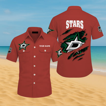 LIMITED EDITION - NEW CUSTOMIZED NHL15 DLS DALLAS STARS CARGO SHIRT