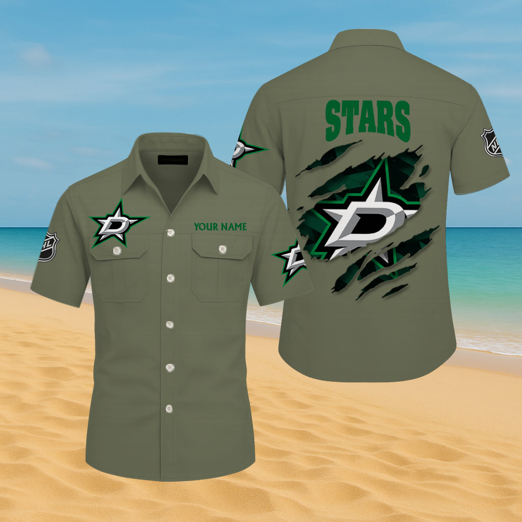 LIMITED EDITION - NEW CUSTOMIZED NHL15 DLS DALLAS STARS CARGO SHIRT
