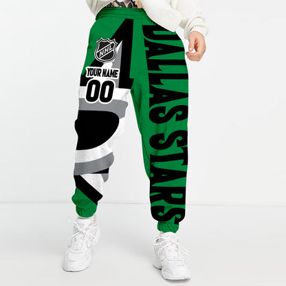 LIMITED EDITION - NEW CUSTOMIZED NHL15 DLS DALLAS STARS LONG PANTS