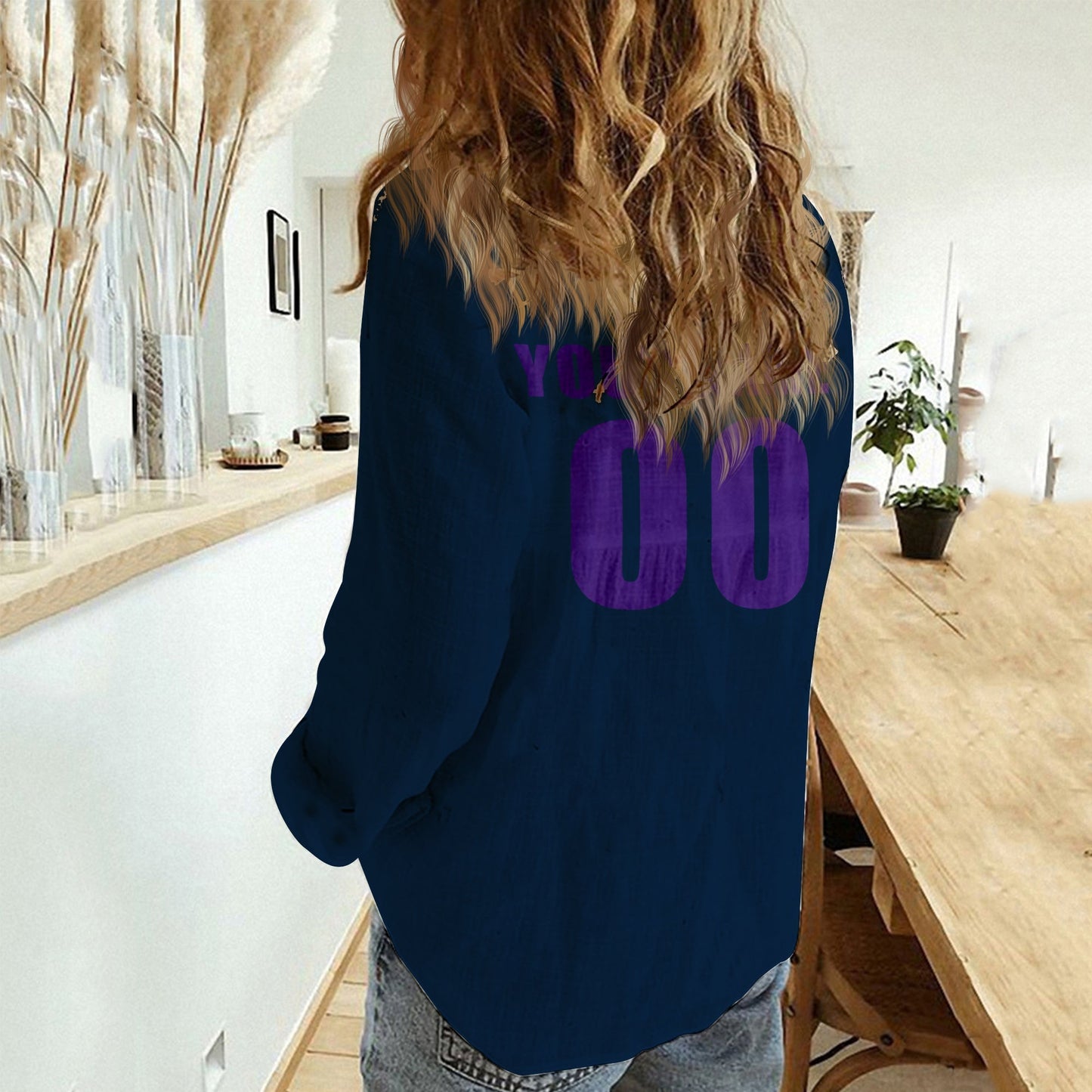 LIMITED EDITION - NEW 10 MBS CUSTOMIZED WOMEN CASUAL SHIRT FOR FAN