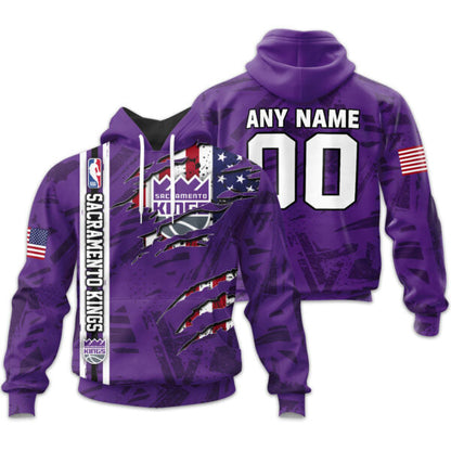 LIMITED EDITION - NEW CUSTOMIZED NBA16 SK SACRAMENTO KINGS UNISEX T-SHIRT, POLO, HOODIE & JACKETS