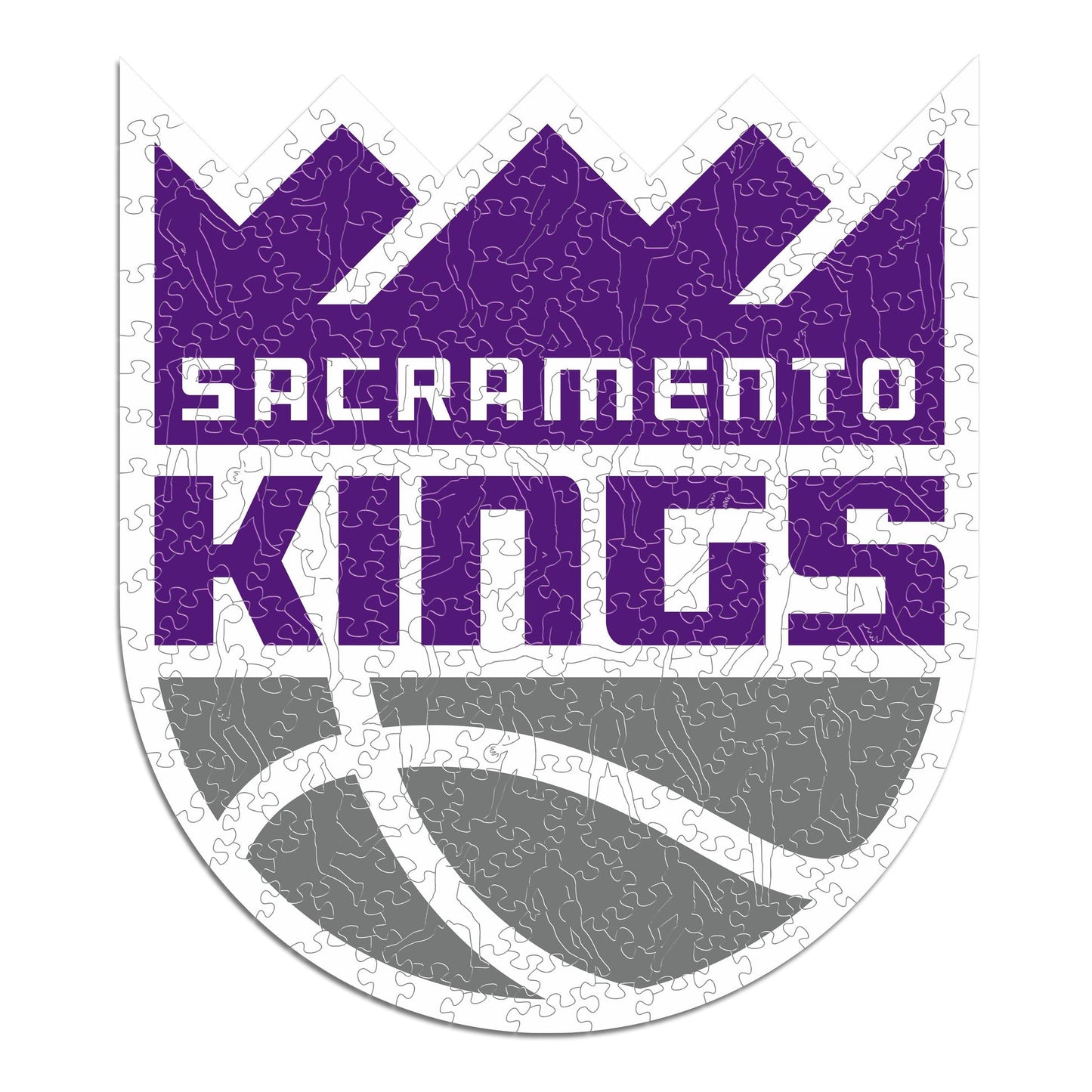 LIMITED EDITION - NEW CUSTOMIZED NBA16 SK SACRAMENTO KINGS WOODEN PUZZLE