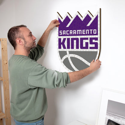 LIMITED EDITION - NEW CUSTOMIZED NBA16 SK SACRAMENTO KINGS WOODEN PUZZLE