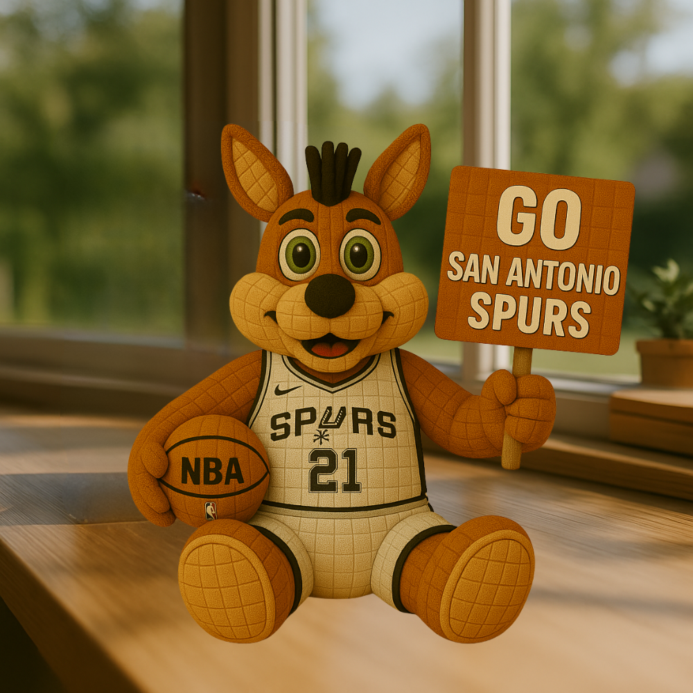 Limited Edition - NBA 23 SAS San Antonio Spurs Handmade Crochet