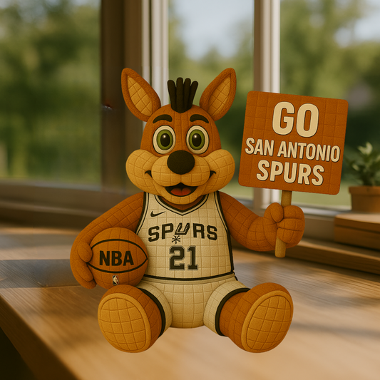 Limited Edition - NBA 23 SAS San Antonio Spurs Handmade Crochet