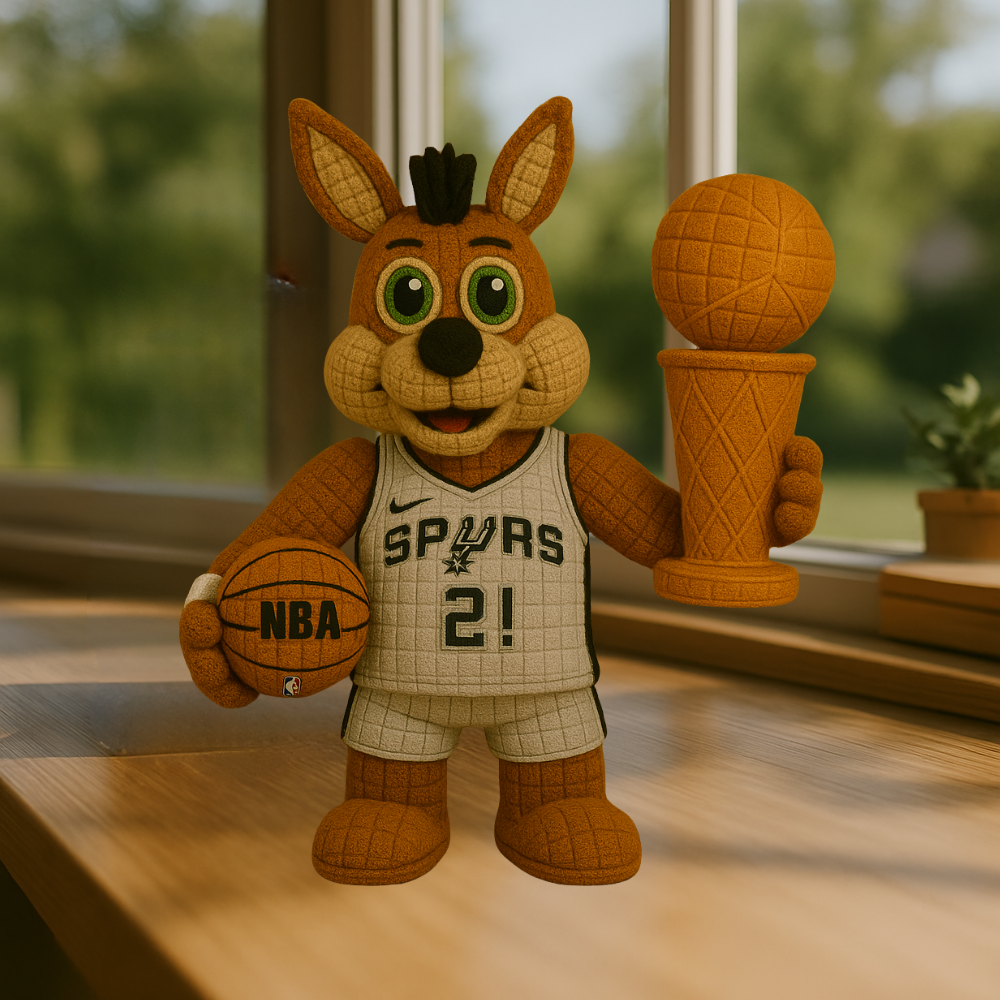 Limited Edition - NBA 23 SAS San Antonio Spurs Handmade Crochet