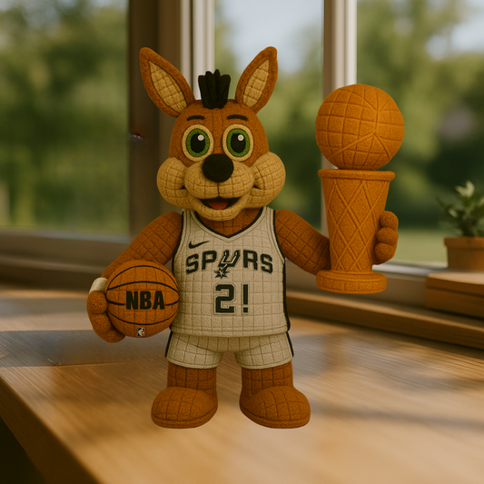 Limited Edition - NBA 23 SAS San Antonio Spurs Handmade Crochet