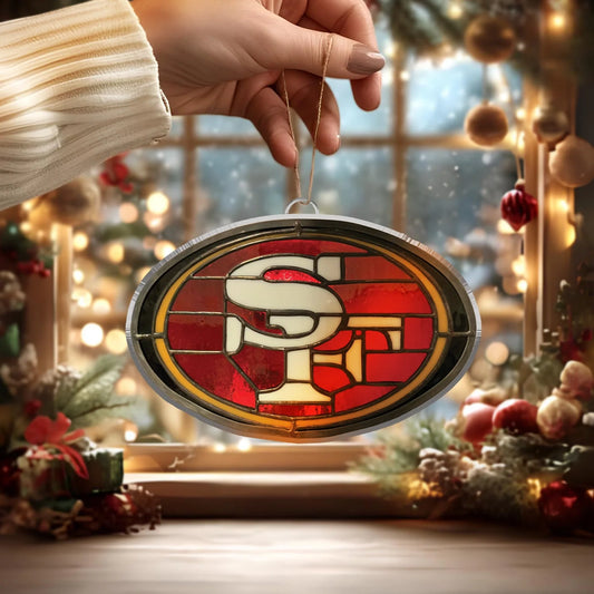 LIMITED EDITION - NEW CUSTOMIZED NFL11 SF49 SAN FRANCISCO 49ERS ACRYLIC ORNAMENT