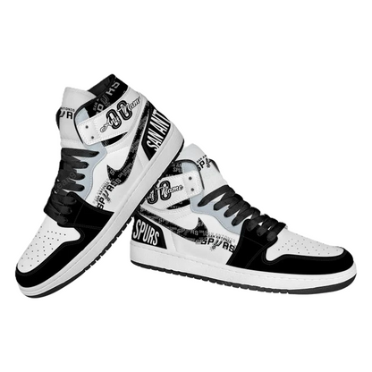 LIMITED EDITION - NEW CUSTOMIZED NBA23 SA SPURS AIR JORDAN SNEAKERS