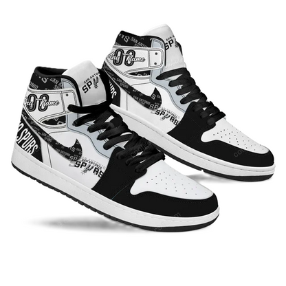 LIMITED EDITION - NEW CUSTOMIZED NBA23 SA SPURS AIR JORDAN SNEAKERS