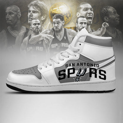LIMITED EDITION - NEW CUSTOMIZED NBA23 SA SPURS AIR JORDAN SNEAKERS