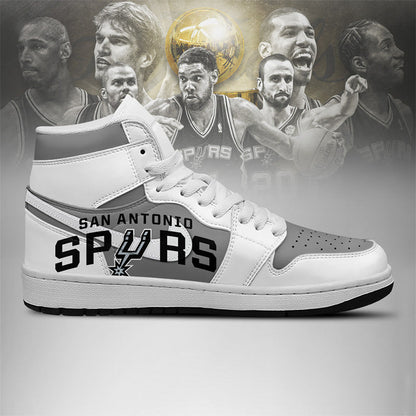 LIMITED EDITION - NEW CUSTOMIZED NBA23 SA SPURS AIR JORDAN SNEAKERS