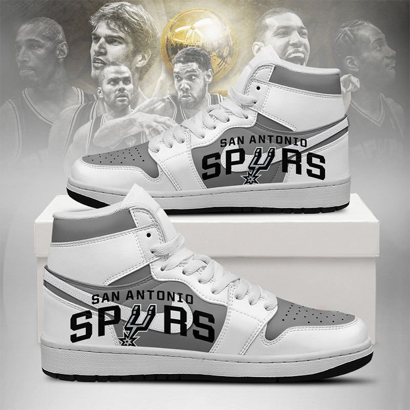 LIMITED EDITION - NEW CUSTOMIZED NBA23 SA SPURS AIR JORDAN SNEAKERS