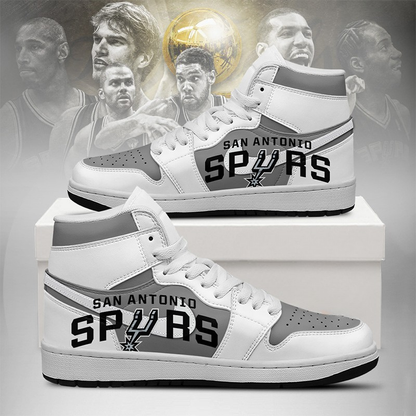 LIMITED EDITION - NEW CUSTOMIZED NBA23 SA SPURS AIR JORDAN SNEAKERS
