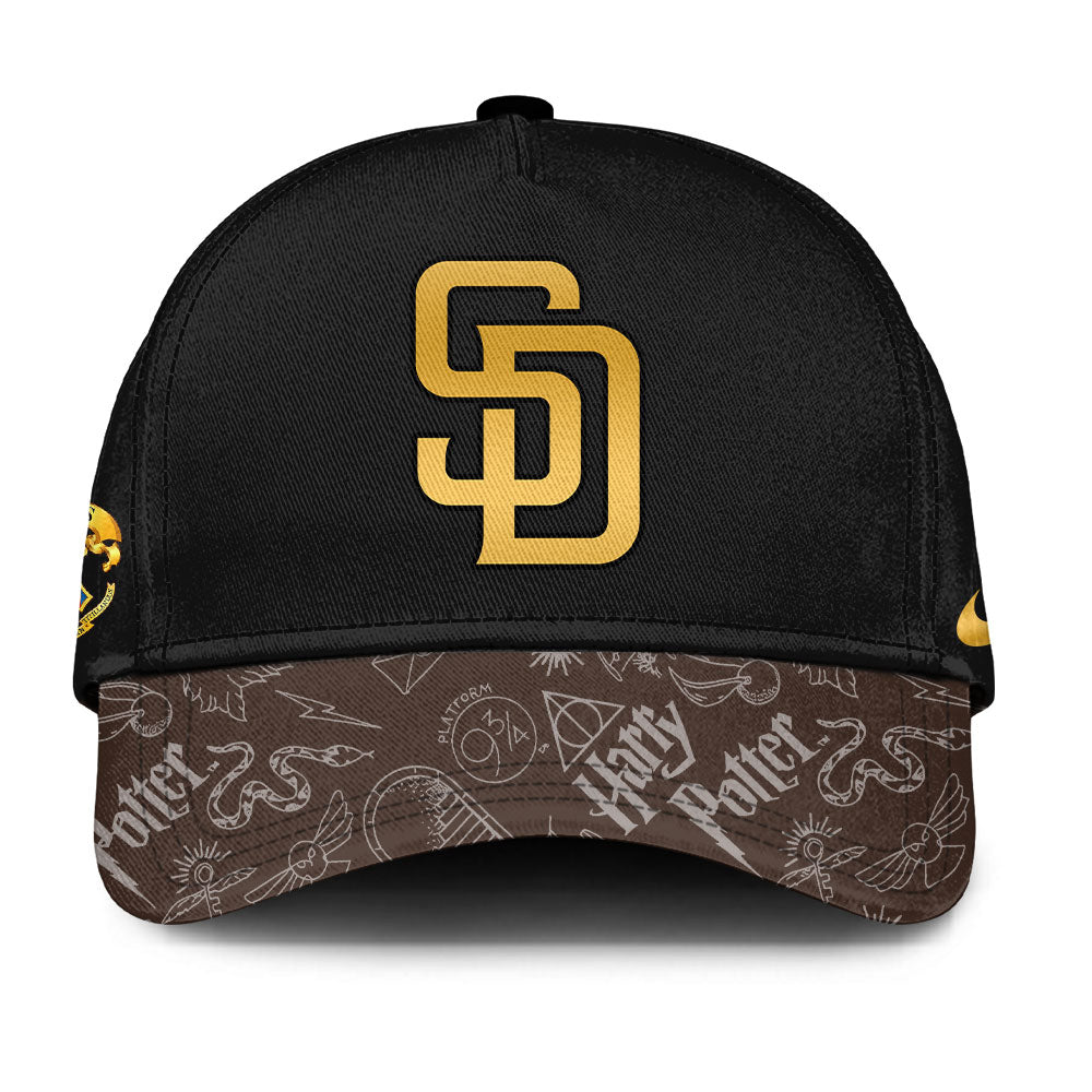 LIMITED EDITION - NEW CUSTOMIZED MLB18 SD PADRES x HARRY POTTER BASEBALL JERSEY & CAP